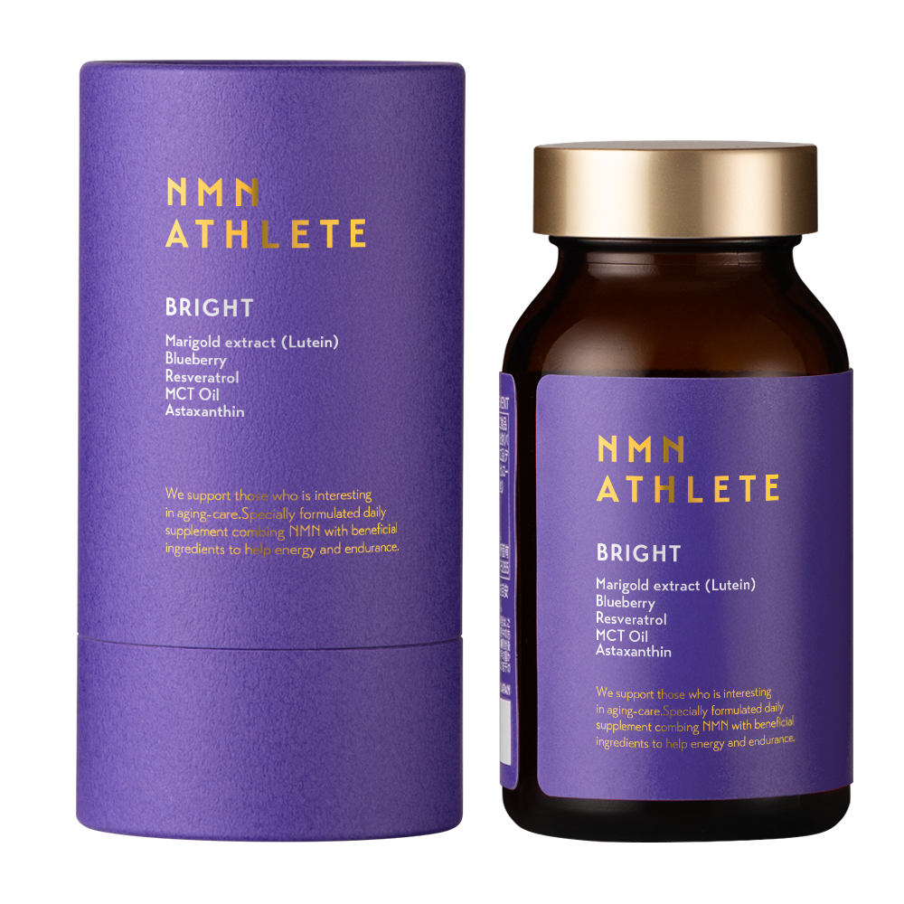 NMN ATHLETE "BRIGHT " SUPPLEMENT 120粒（エヌエムエヌアスリート ブライト）